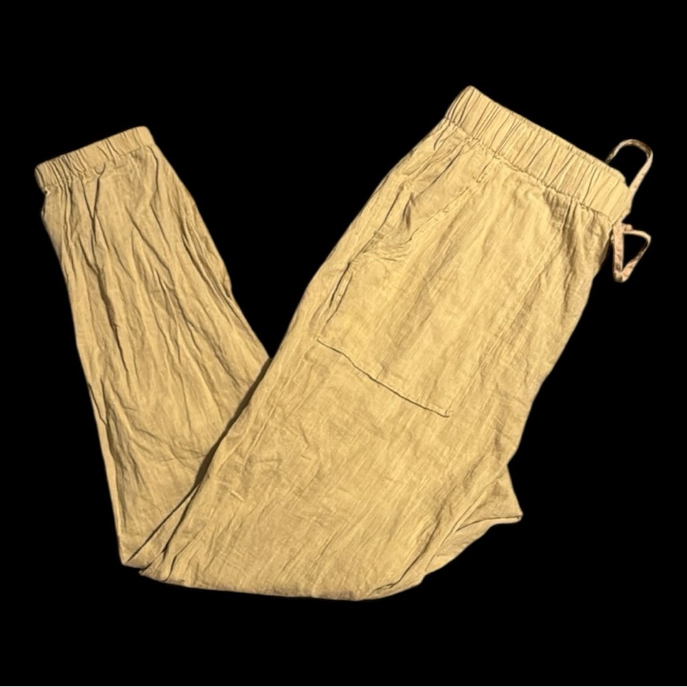 Long Light Weight Pants with Pockets | SHEIN | Woman’s Large | Tan